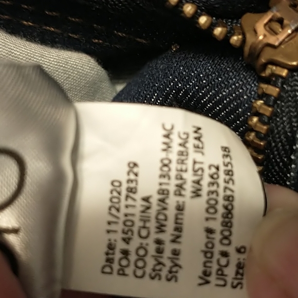 Vintage America PaperBag Waist Jean 6 - Picture 13 of 15